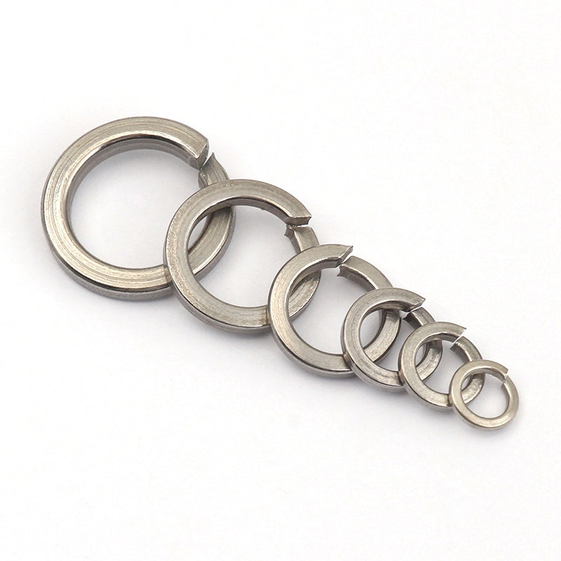 800PCS M4–M12 Stainless Steel Flat Spring Washer Kit