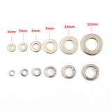 800PCS M4–M12 Stainless Steel Flat Spring Washer Kit