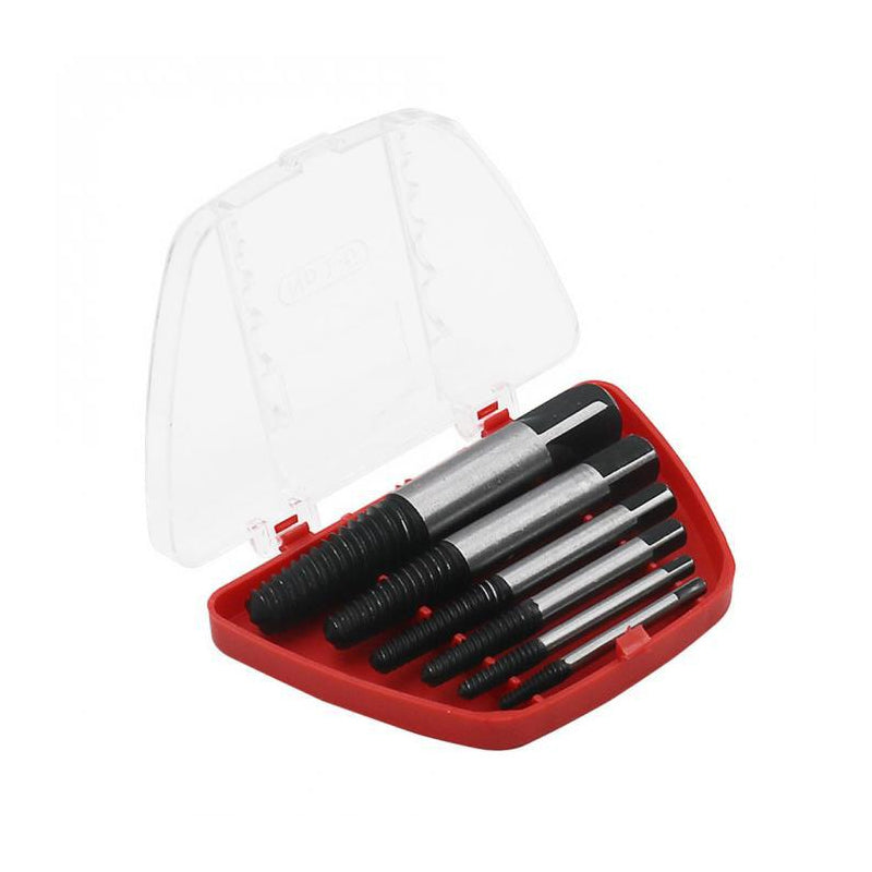 6PCS Damaged Screw Bolt Extractor Easy Out Broken Screw Remover Kit