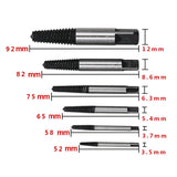 6PCS Damaged Screw Bolt Extractor Easy Out Broken Screw Remover Kit