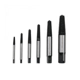 6PCS Damaged Screw Bolt Extractor Easy Out Broken Screw Remover Kit