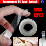6 Rolls Transparent PE Eyelash Extension Tape Professional Lash Tool