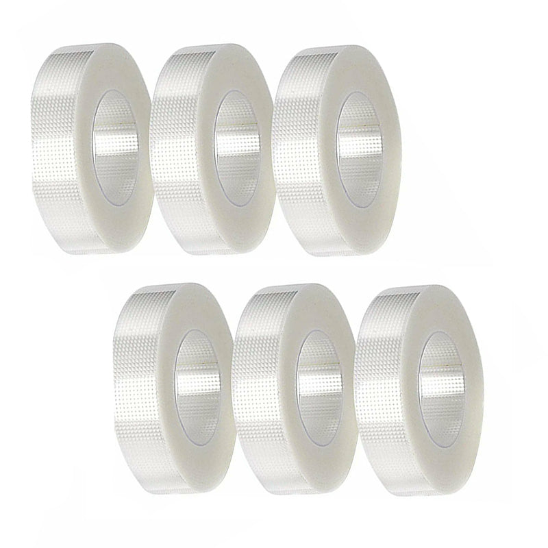 6 Rolls Transparent PE Eyelash Extension Tape Professional Lash Tool