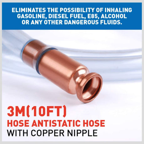 3M Self-Priming Siphon Hose Liquid Fuel Transfer Pump