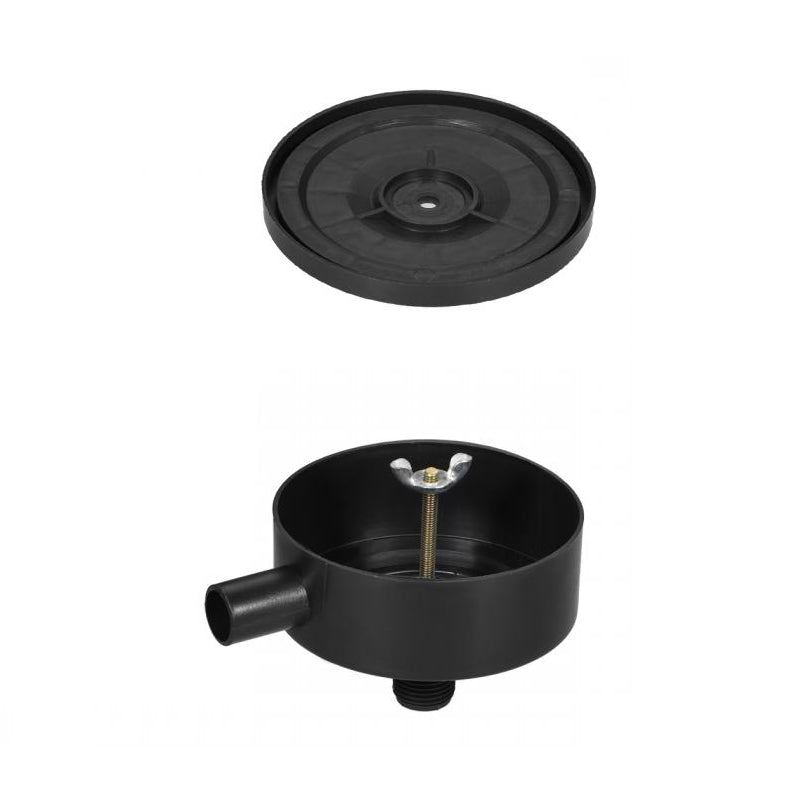 2PCS 20mm Air Compressor Intake Silencer Filter Black