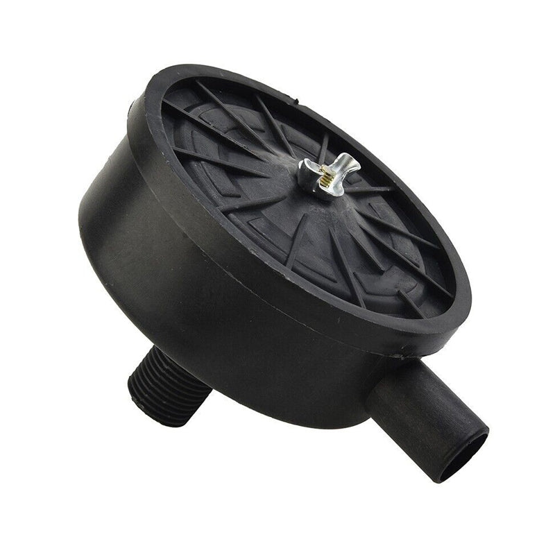 2PCS 20mm Air Compressor Intake Silencer Filter Black