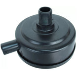 2PCS 20mm Air Compressor Intake Silencer Filter Black