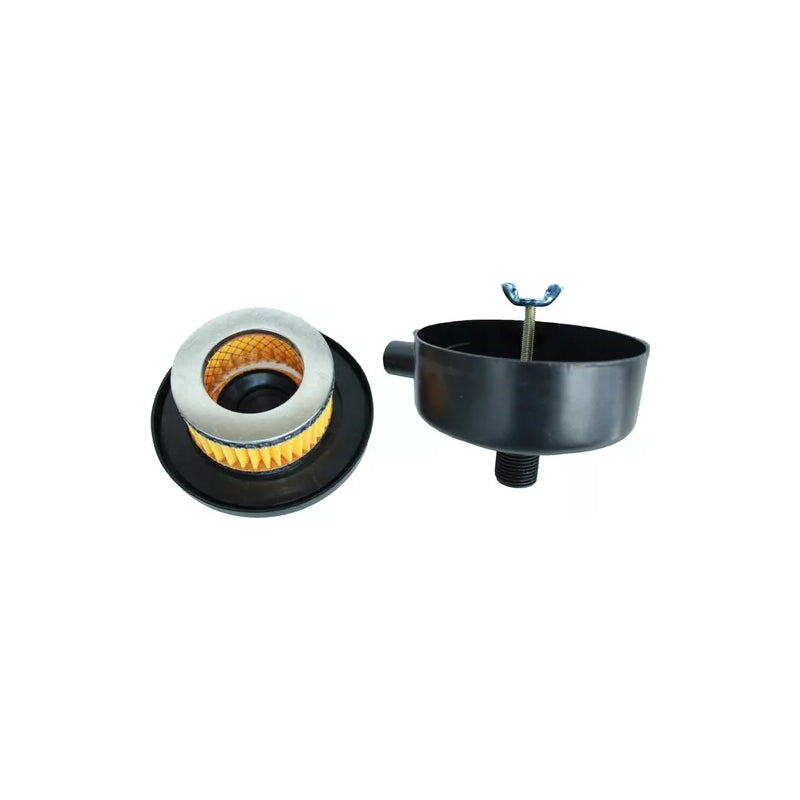 2PCS 20mm Air Compressor Intake Silencer Filter Black