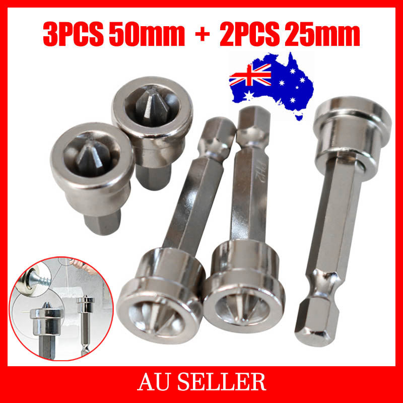 Magnetic Screwdriver Bits 25mm/50mm Positioning 5PCS Set