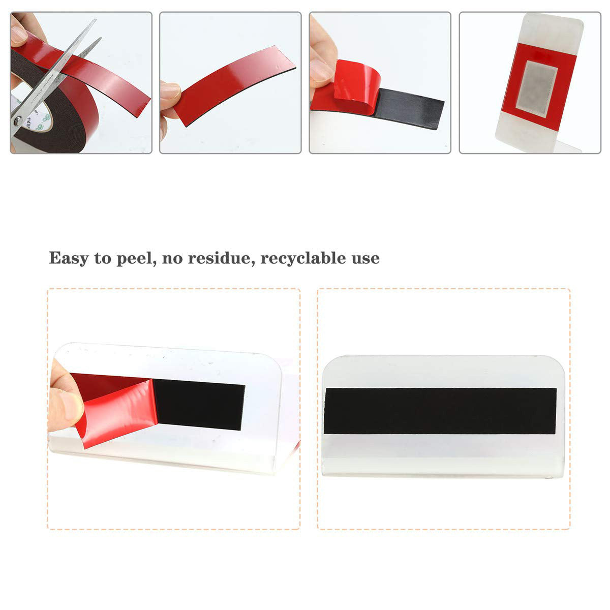 Double-Sided PE Foam Tape Waterproof Strong Adhesive for Car Trim