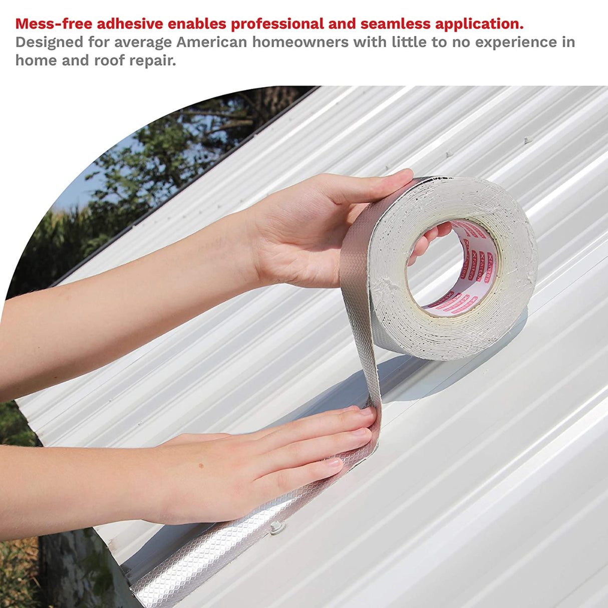 Butyl Rubber Aluminium Foil Waterproof Tape 5M 1 Roll Repair
