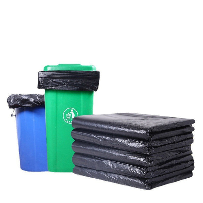 Large Black Garbage Bags 100PCS Heavy Duty Trash Liners