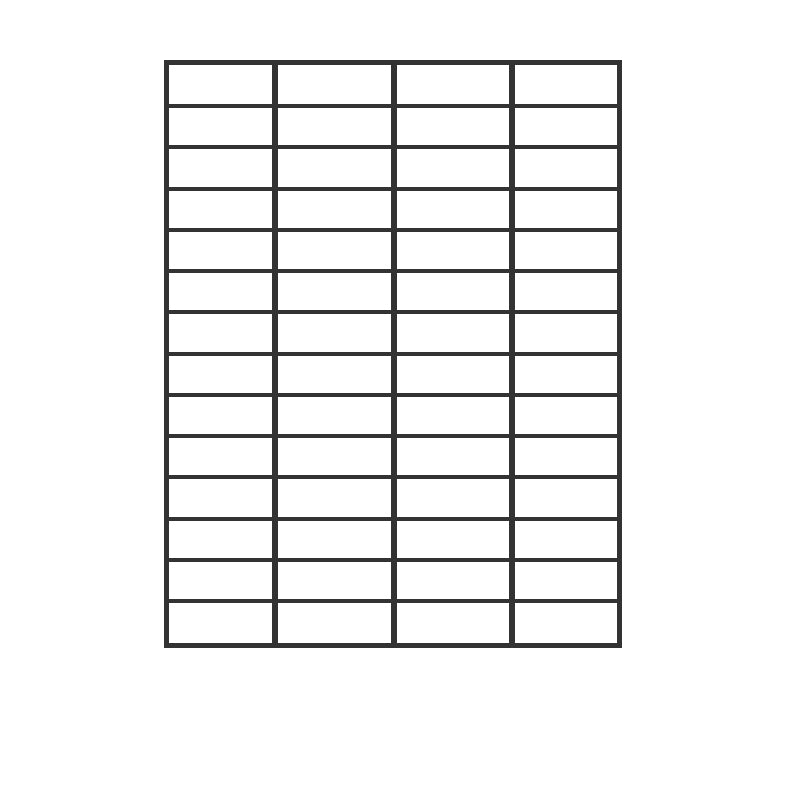 A4 Self Adhesive Sticker Paper Sheet Label for Laser Inkjet Print