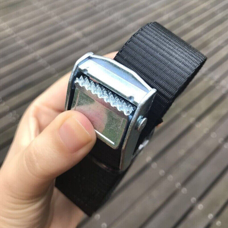 Tie Down Strap Buckle Cargo Ratchet Roof Rack Lashing Rope