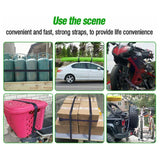 Tie Down Strap Buckle Cargo Ratchet Roof Rack Lashing Rope