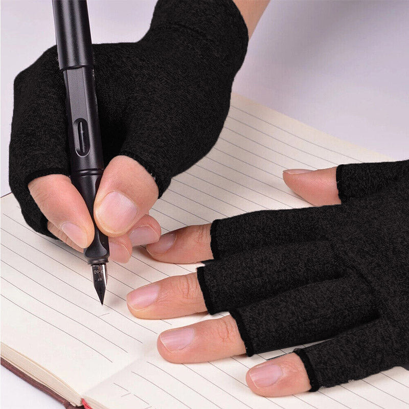 Compression Gloves Fingerless Support Gloves 1 Pair 4 Colours