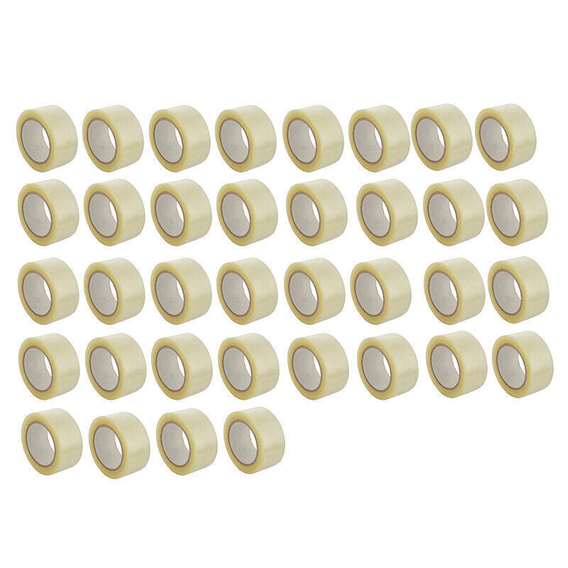 Packing Tape 48mm 100m Clear Sealing 6/48 Rolls Bulk