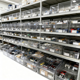 10PCS Clear Plastic Storage Boxes Food Display Organizer Set