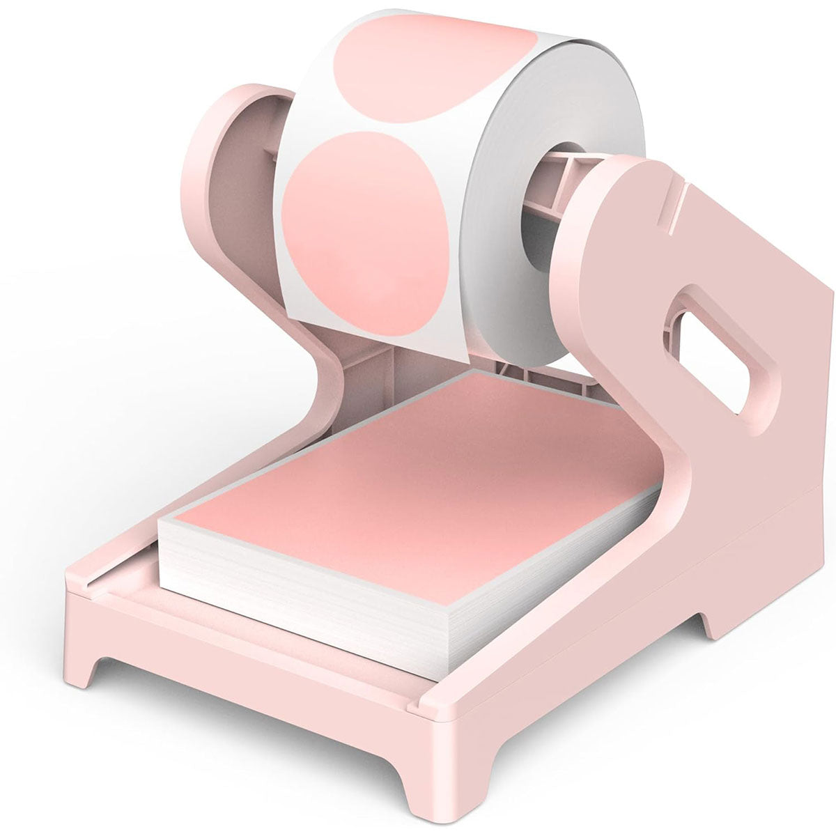Pink Label Paper Holder Organizer Stand for Desk and Shelf Storage