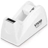 Transparent Desk Tape Dispenser Holder Refillable Tape Cutter