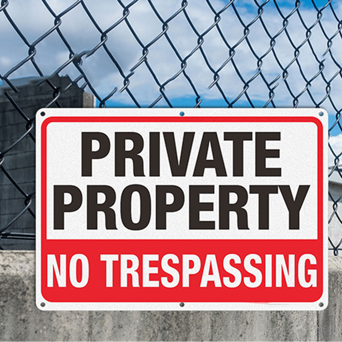 4PCS Reflective Surveillance Warning Signs Metal Security Camera Notice Durable