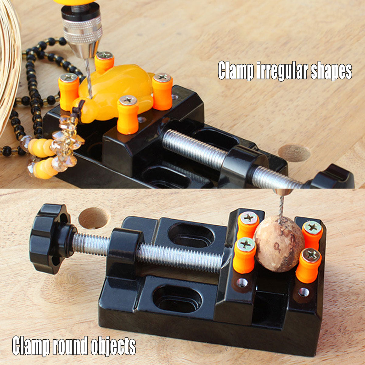 Mini Flat Clamp Table Vise Bench Drill Press Vice DIY Tools