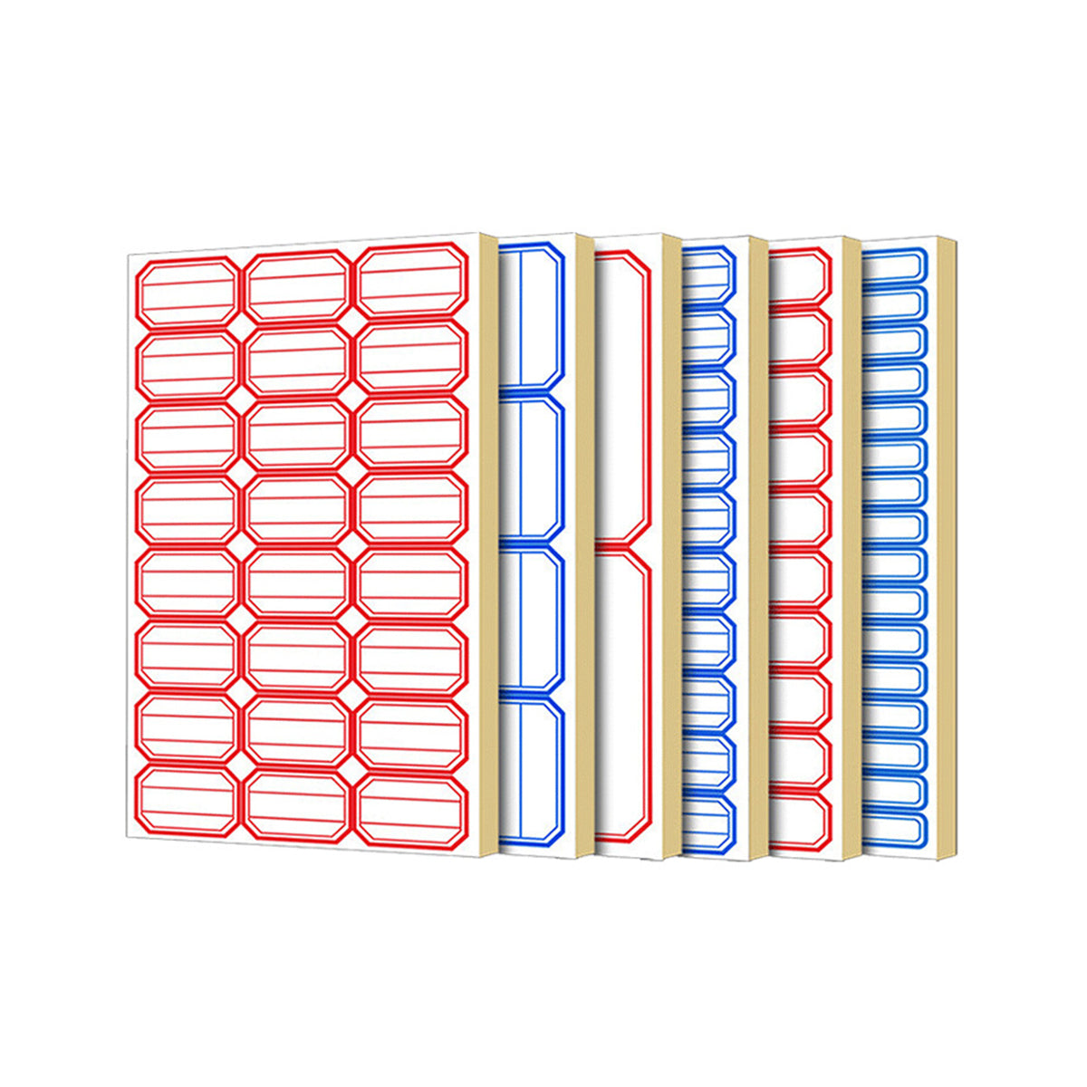 100pcs Self Adhesive Price Stickers Blank Name Number Labels for Inventory