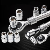 14x E Torx Female Bit Socket Set E4-E24 1/4" 3/8" 1/2"