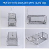 Humane Rat Trap Cage Live Animal Catch Box Stainless Steel