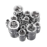 14x E Torx Female Bit Socket Set E4-E24 1/4" 3/8" 1/2"