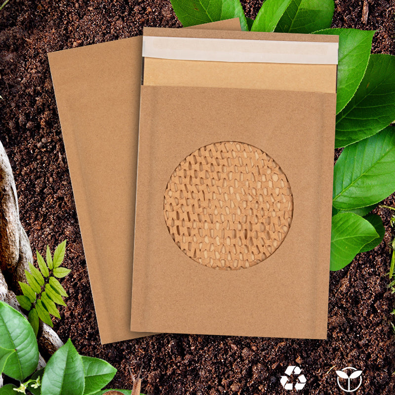 Honeycomb Wrap Bags Kraft Paper Protective 100PCS Eco Friendly