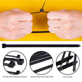 100-500PCS Nylon Cable Ties UV Resistant Zip Wire Ties Bulk Pack