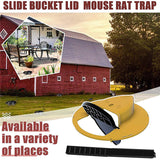 Flip N Slide Bucket Lid Mouse Rat Trap With Ladder Mousetrap Catcher