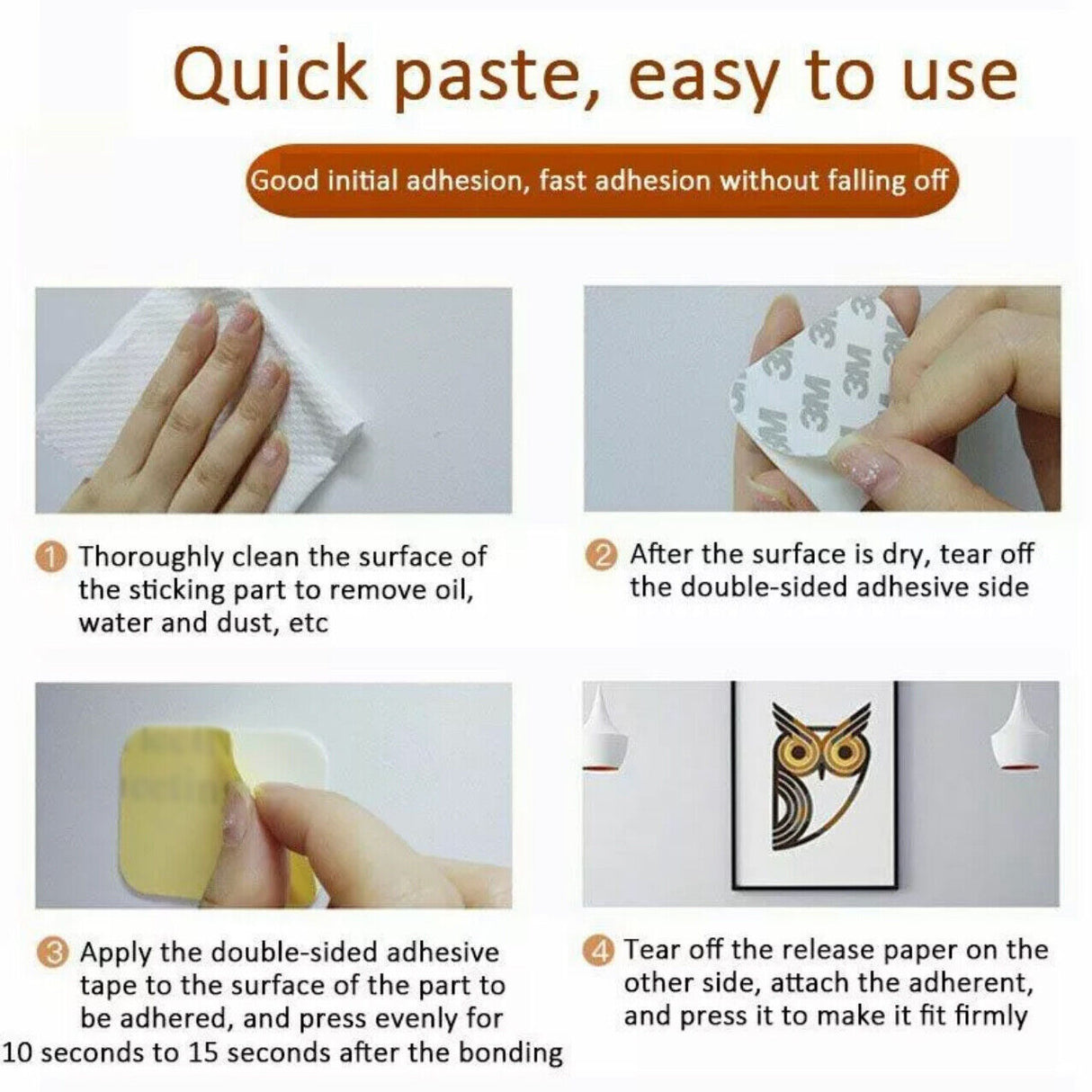 3M Double Sided Foam Sticker Tape Round Square Adhesive Pads