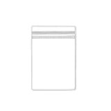 100pcs PVC Self-Sealing Jewelry Bags Dustproof Anti-Oxidation