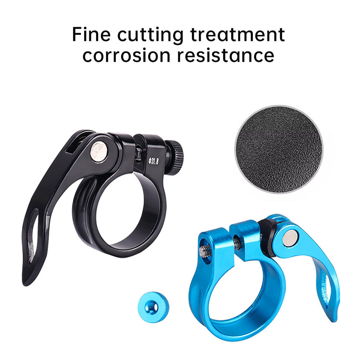 31.8/34.9mm Alloy Quick Release Bike Seat Clamp MTB Road