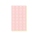 100pcs Self Adhesive Price Stickers Blank Name Number Labels for Inventory