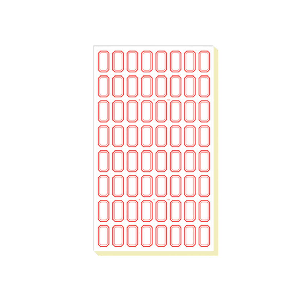 100pcs Self Adhesive Price Stickers Blank Name Number Labels for Inventory