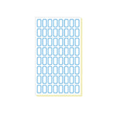 100pcs Self Adhesive Price Stickers Blank Name Number Labels for Inventory