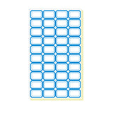 100pcs Self Adhesive Price Stickers Blank Name Number Labels for Inventory