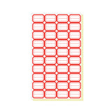 100pcs Self Adhesive Price Stickers Blank Name Number Labels for Inventory