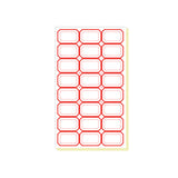 100pcs Self Adhesive Price Stickers Blank Name Number Labels for Inventory