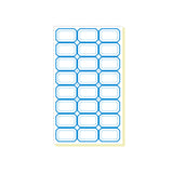 100pcs Self Adhesive Price Stickers Blank Name Number Labels for Inventory