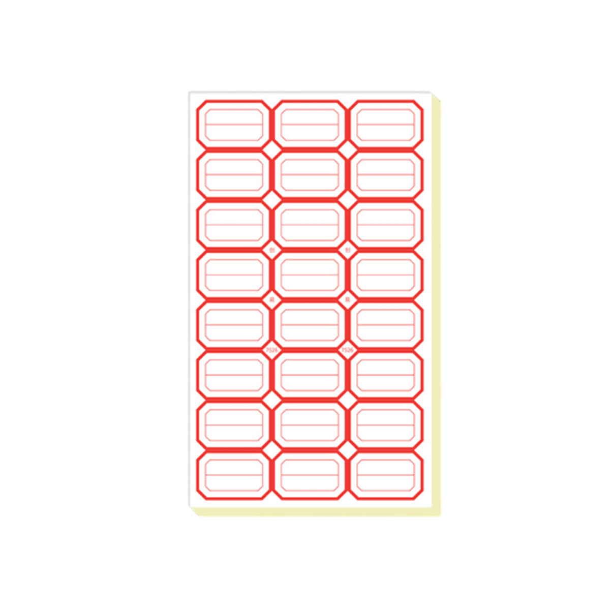 100pcs Self Adhesive Price Stickers Blank Name Number Labels for Inventory