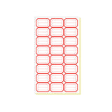 100pcs Self Adhesive Price Stickers Blank Name Number Labels for Inventory