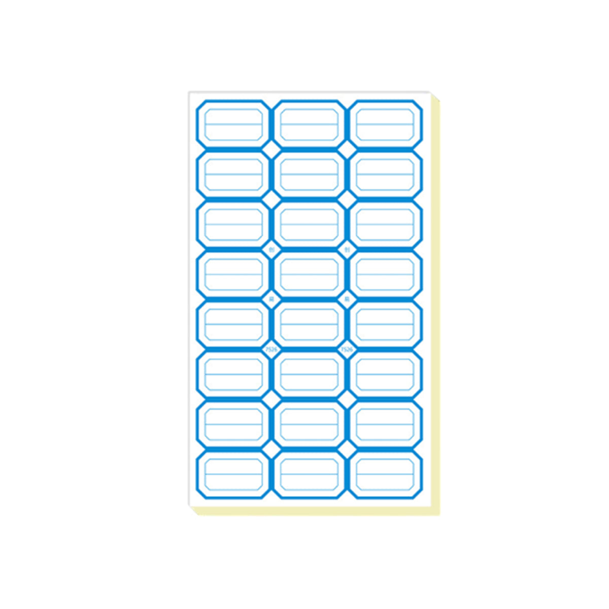 100pcs Self Adhesive Price Stickers Blank Name Number Labels for Inventory