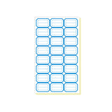 100pcs Self Adhesive Price Stickers Blank Name Number Labels for Inventory