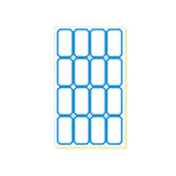 100pcs Self Adhesive Price Stickers Blank Name Number Labels for Inventory