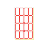 100pcs Self Adhesive Price Stickers Blank Name Number Labels for Inventory