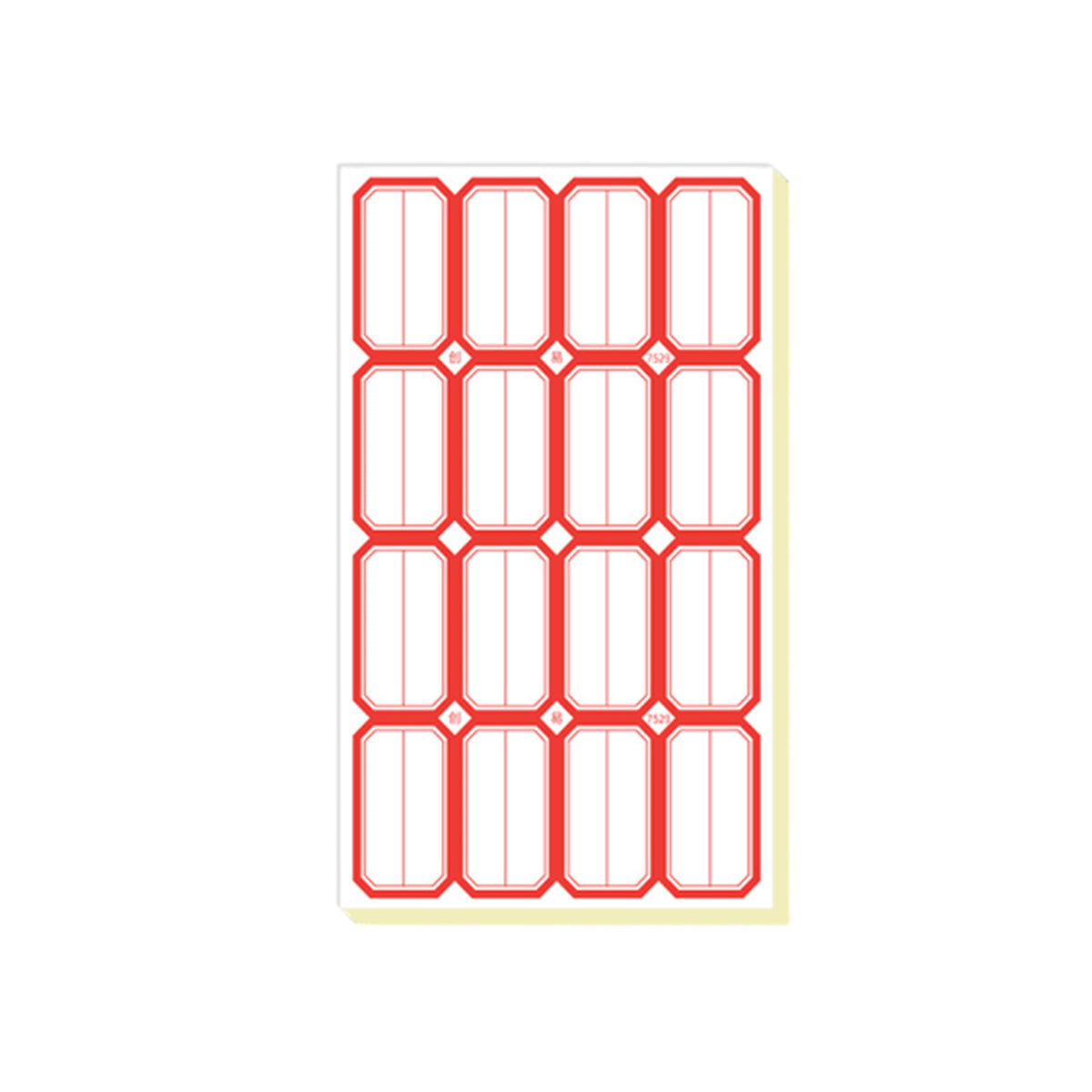 100pcs Self Adhesive Price Stickers Blank Name Number Labels for Inventory